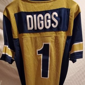 NWT Stefon Diggs Headgear Classics Highschool Throwback Jersey Size S NFL